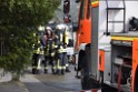 Dachstuhlbrand Koeln Poll Geislarerstr P496